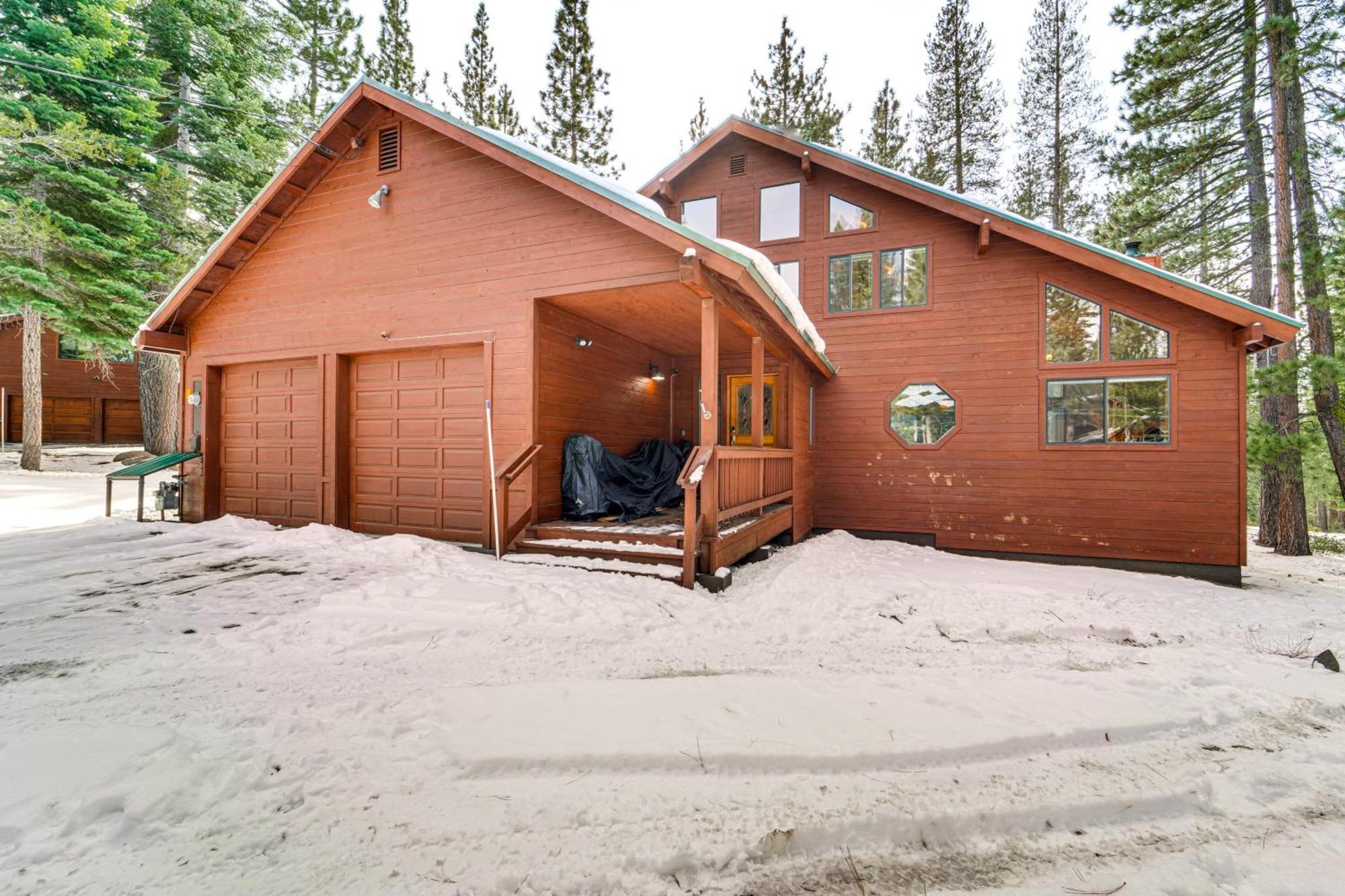 Family-Friendly Truckee Cabin In Tahoe Donner! Exteriör bild