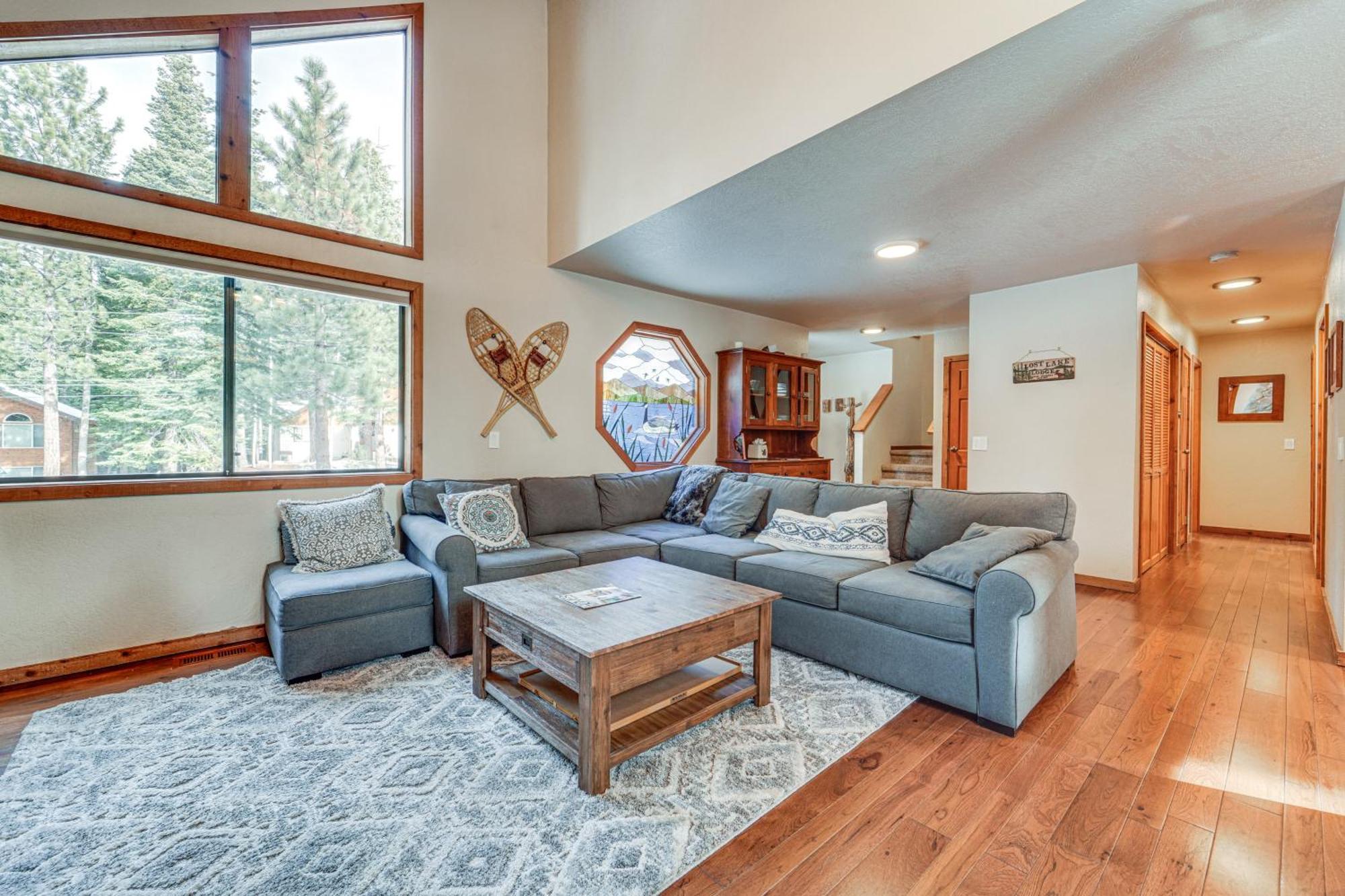 Family-Friendly Truckee Cabin In Tahoe Donner! Exteriör bild